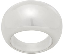 Silver Large Donut Ring