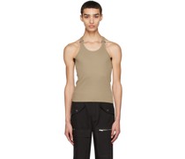 Khaki E-Hook Tank Top