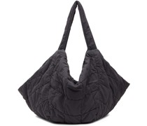 Gray Large Wadded Tote