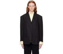 Black Boxy Blazer