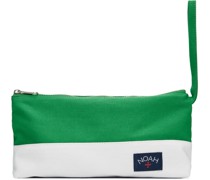Green Two Tone Travel Pouch
