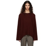 Burgundy Crewneck Sweater