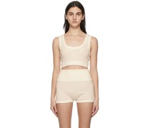 Off-White Cashmere Bienne Tank Top