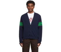 Navy Rugby Cardigan
