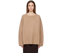 Brown Felt Sweater