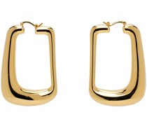 Gold Les Sculptures 'Les boucles Ovalo' Earrings