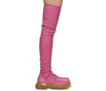 Pink Bozo Stocking Tractor Boots