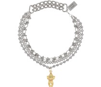Silver Gnome Multi Chain Necklace
