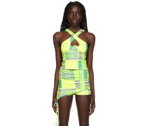 SSENSE Exclusive Yellow & Green Top
