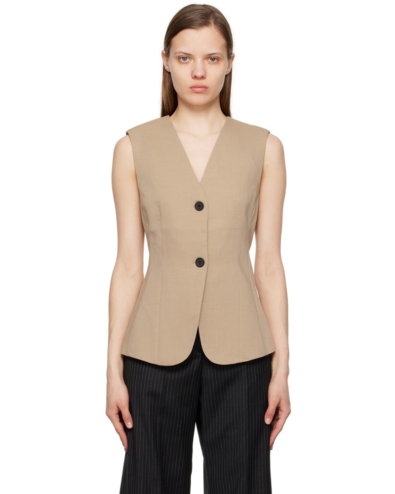 Holzweiler Damen Beige Crune Vest