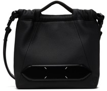 Black Soft 5AC Drawstring Small Bag