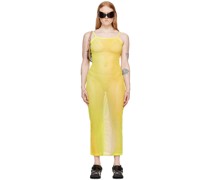 Yellow Tie-Dye Maxi Dress