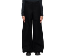 Black Wide-Leg Trousers