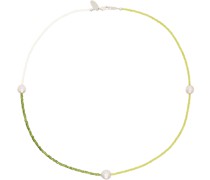 SSENSE Exclusive Green & White Shoom Necklace