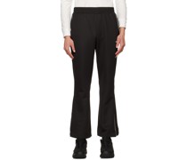 Black Fairshaped Layer Panelled Lounge Pants