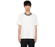 White Jacquard T-Shirt