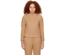 Tan Waffle Long Sleeve T-Shirt