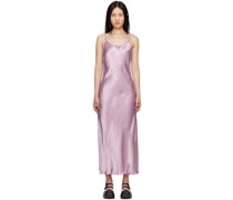 Purple Washed Midi Dress