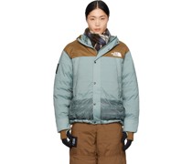 Brown & Blue The North Face Edition Mountain Down Jacket