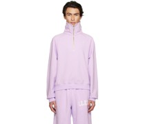SSENSE Exclusive Purple Half-Zip Sweatshirt