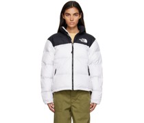 White 1996 Retro Nuptse Packable Down Jacket
