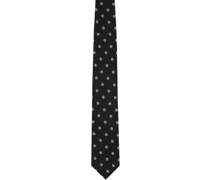 Black Polka Dot Tie