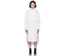 White Seffi Denim Midi Dress