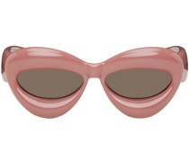 Pink Inflated Cat-Eye Sunglasses