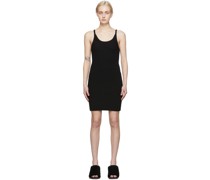 Black Rib Knit Dress
