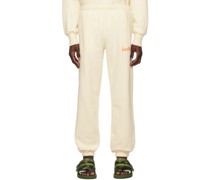 Off-White Embroidered Lounge Pants