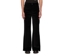 Black Flared Trousers