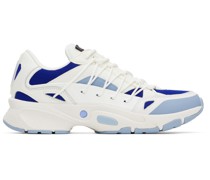 Blue & White Aratana Sneakers