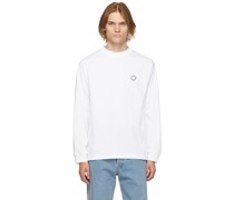 White Organic Cotton Pussy Power Long Sleeve T-Shirt