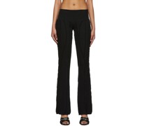 Black Cotton Lounge Pants