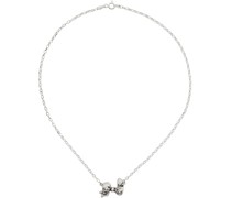 Silver Mini Bow Necklace