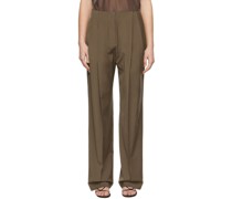 Brown Wool Trousers
