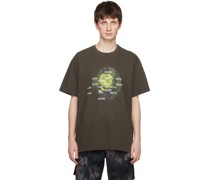 Brown Printed T-Shirt
