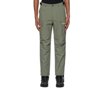 Khaki Cinch Belt Cargo Pants