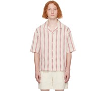 Off-White Embroidered Shirt