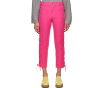 Pink Laced Trousers