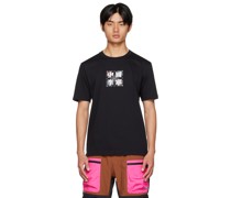 Black Embroidered T-Shirt