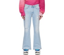 Blue Distressed Jeans