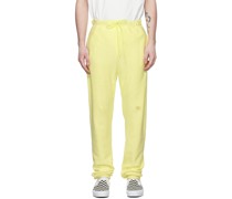 Yellow Cotton Lounge Pants