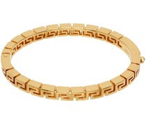 Gold Greca Bangle Bracelet