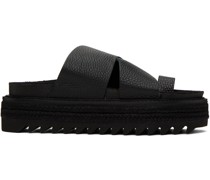 Black Thong Sandals
