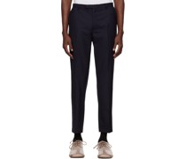 Navy Harvey Suit Trousers