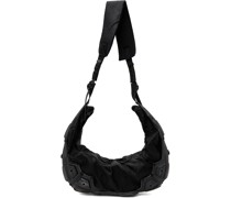 SSENSE Exclusive Black & Gray Half Moon Messenger Bag
