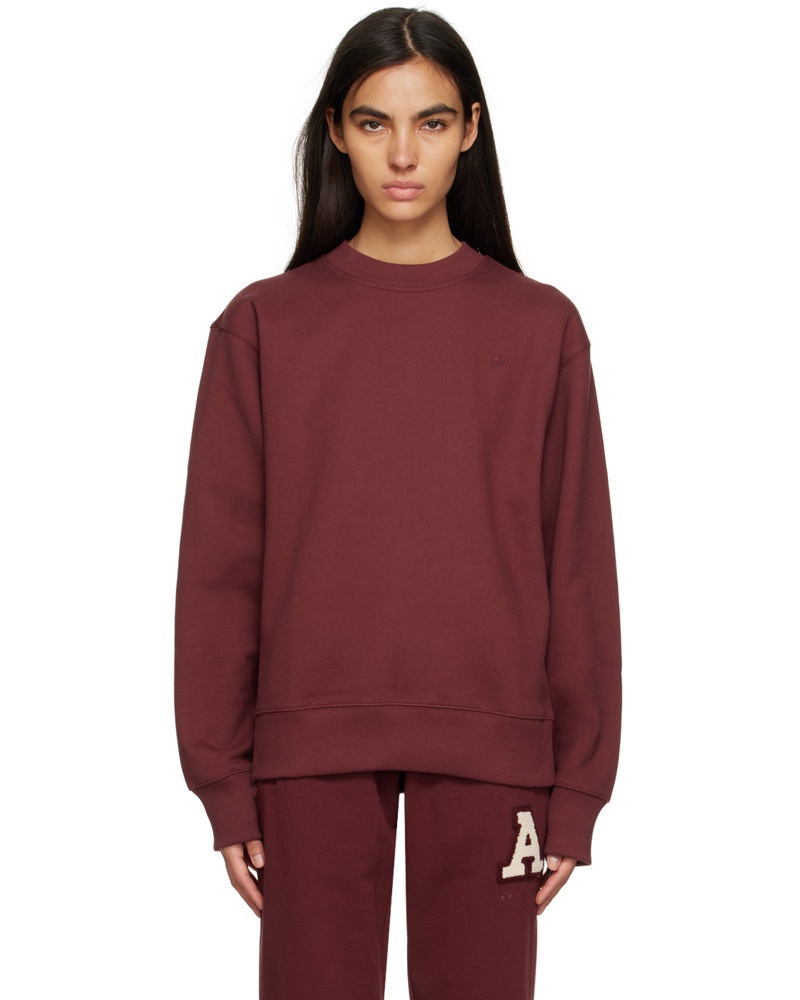 adidas Damen Red Adicolor Contempo Sweatshirt