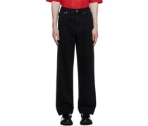 Black Wide-Leg Jeans