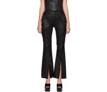 SSENSE Exclusive Black Seam Trousers